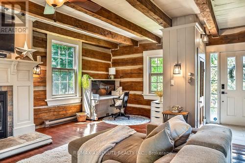 Perfect nook for office or playroom - 140 Creek Drive, Ottawa, ON - Indoor Photo Showing Other Room With Fireplace