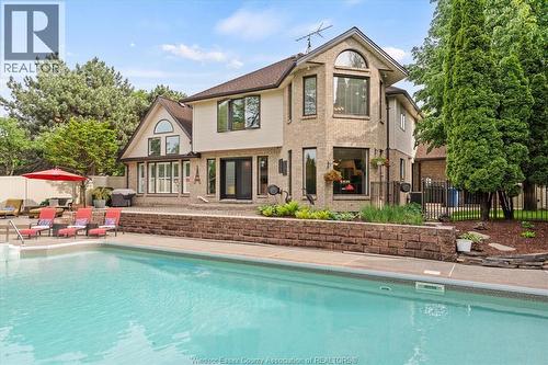 414 Chambers, Tecumseh, ON - Outdoor With In Ground Pool With Deck Patio Veranda
