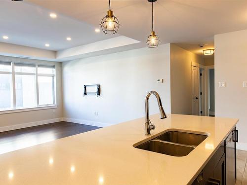 302 1990 Vernon Street, Halifax Peninsula, NS - Indoor Photo Showing Kitchen With Double Sink