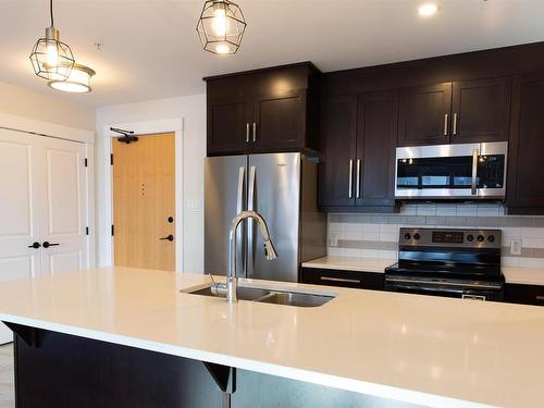 302 1990 Vernon Street, Halifax Peninsula, NS - Indoor Photo Showing Kitchen With Double Sink With Upgraded Kitchen