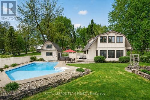 (Note: Virtually Painted Exterior) - 6721 Rideau Street S, Ottawa, ON - Outdoor With In Ground Pool