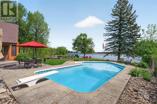 6721 Rideau Street S, Ottawa, ON - Outdoor With In Ground Pool With Deck Patio Veranda
