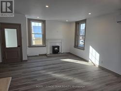 Apt 2 great room with electric fireplace - 
