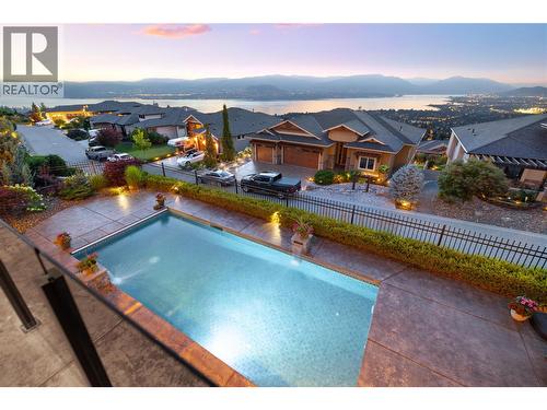 954 Hewetson Avenue, Kelowna, BC - Outdoor With In Ground Pool With View