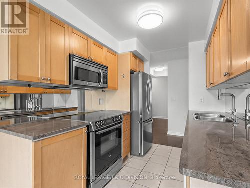 503 - 70 High Park Avenue, Toronto, ON - Indoor Photo Showing Kitchen With Stainless Steel Kitchen With Double Sink