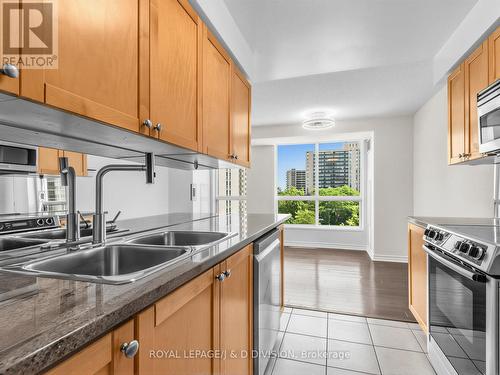 503 - 70 High Park Avenue, Toronto, ON - Indoor Photo Showing Kitchen With Double Sink