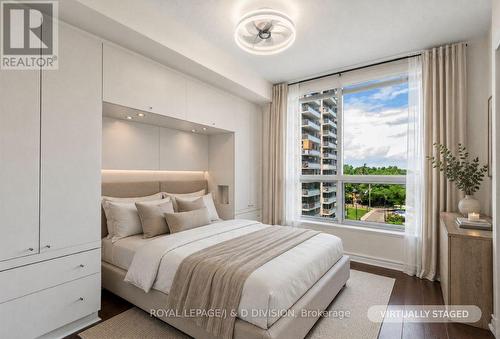 Virtually staged - 503 - 70 High Park Avenue, Toronto, ON - Indoor Photo Showing Bedroom