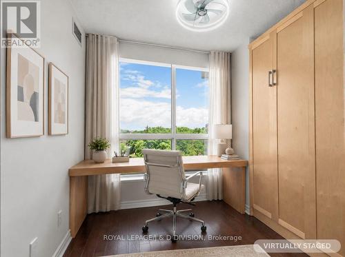 Virtually staged - 503 - 70 High Park Avenue, Toronto, ON - Indoor Photo Showing Office