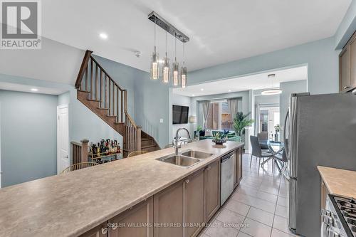 36 Ledger Point Crescent, Brampton, ON - Indoor Photo Showing Kitchen With Double Sink