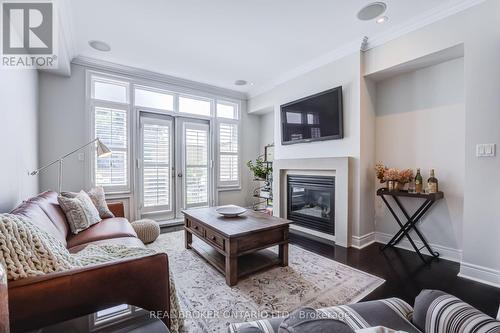 39 Ruby Lang Lane, Toronto, ON - Indoor Photo Showing Living Room With Fireplace