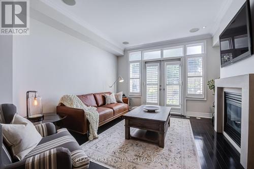 39 Ruby Lang Lane, Toronto, ON - Indoor Photo Showing Living Room With Fireplace