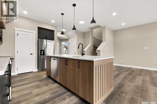 2958 Dumont Way, Regina, SK - Indoor Photo Showing Kitchen With Upgraded Kitchen