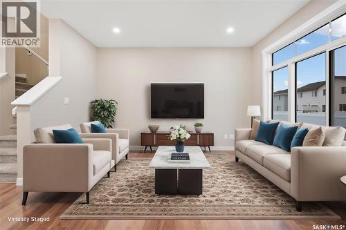 2958 Dumont Way, Regina, SK - Indoor Photo Showing Living Room