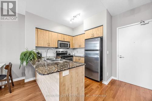 304 - 15 Legion Road, Toronto, ON - Indoor Photo Showing Kitchen With Stainless Steel Kitchen With Double Sink