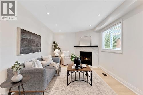 62 Glenvalley Drive, Cambridge, ON - Indoor Photo Showing Living Room With Fireplace