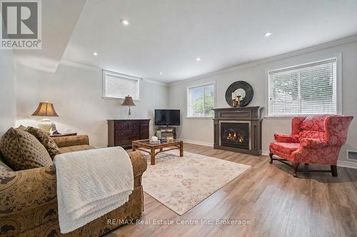 34 Whetstone Crescent, Guelph (Pineridge/Westminster Woods), ON - Indoor Photo Showing Living Room With Fireplace
