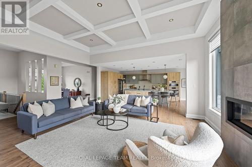 792 Mcmanus Avenue, Ottawa, ON - Indoor Photo Showing Living Room With Fireplace