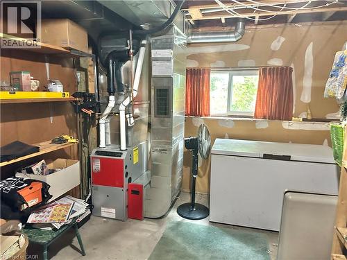 Storage Room - another angle with the furnace - 44 Douglas Avenue, Simcoe, ON - Indoor