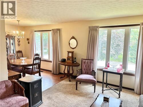 Living Room & Dining Room - lots of natural light from the windows - 44 Douglas Avenue, Simcoe, ON - Indoor