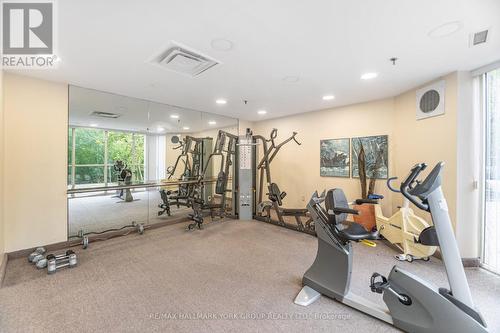 1406 - 600 Rexdale Boulevard, Toronto, ON - Indoor Photo Showing Gym Room