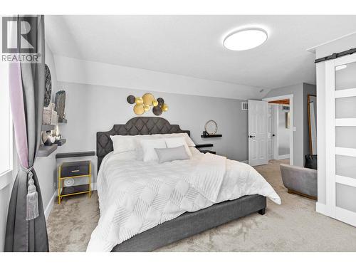 Master bedroom up - 3341 Broadview Road, West Kelowna, BC - Indoor Photo Showing Bedroom