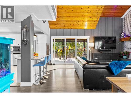 View from main floor to patio - 3341 Broadview Road, West Kelowna, BC - Indoor