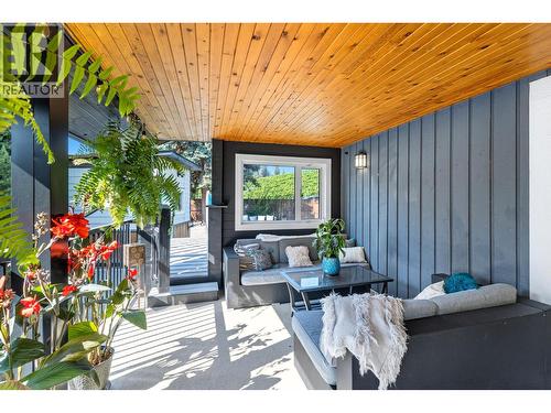 Covered patio - 3341 Broadview Road, West Kelowna, BC - Outdoor With Deck Patio Veranda With Exterior