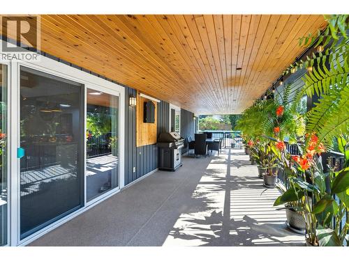 Covered patio - 3341 Broadview Road, West Kelowna, BC - Outdoor With Deck Patio Veranda With Exterior