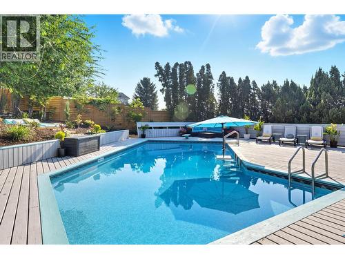 Pool - 3341 Broadview Road, West Kelowna, BC - Outdoor With In Ground Pool With Deck Patio Veranda With Backyard
