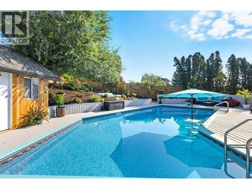 Pool - 3341 Broadview Road, West Kelowna, BC - Outdoor With In Ground Pool With Backyard