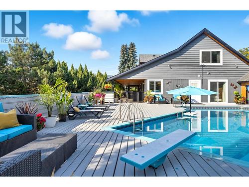 Pool - 3341 Broadview Road, West Kelowna, BC - Outdoor With In Ground Pool With Deck Patio Veranda