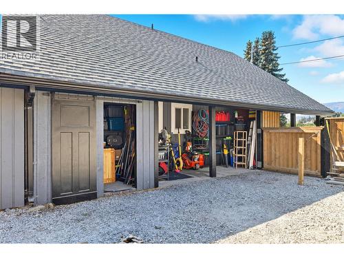Storage on side of house - 3341 Broadview Road, West Kelowna, BC - Outdoor