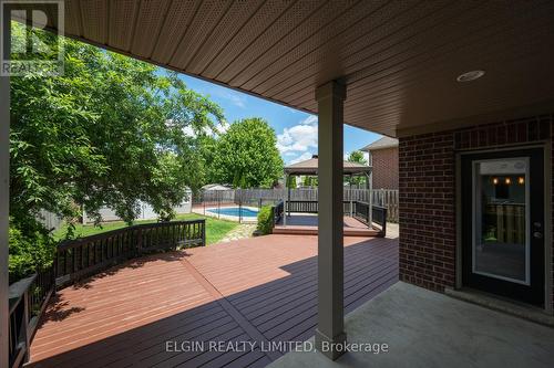 11 Kensington Court, St. Thomas, ON - Outdoor With Deck Patio Veranda With Exterior