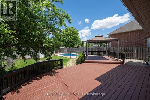 11 Kensington Court, St. Thomas, ON - Outdoor With In Ground Pool With Deck Patio Veranda