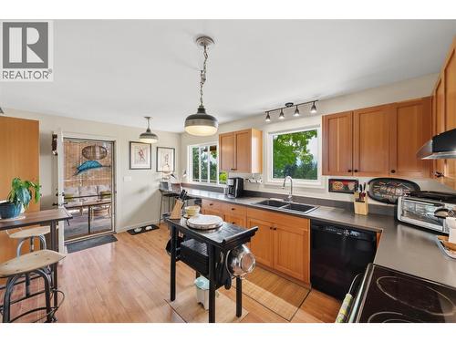 3812 Albrecht Road, Naramata, BC - Indoor Photo Showing Kitchen With Double Sink