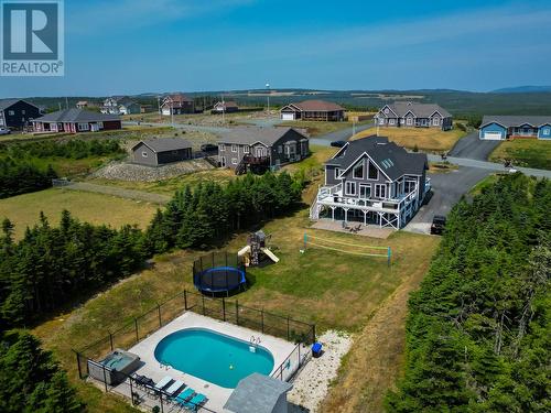 28 Flora Drive, Torbay, NL - Outdoor With In Ground Pool With View