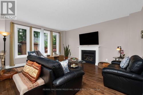77 Graihawk Drive, Barrie, ON - Indoor Photo Showing Living Room With Fireplace