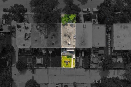Aerial View - 2365  - 2367 Rue French, Montréal (Mercier/Hochelaga-Maisonneuve), QC - Outdoor