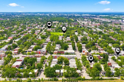 Aerial View - 2365  - 2367 Rue French, Montréal (Mercier/Hochelaga-Maisonneuve), QC - Outdoor With View