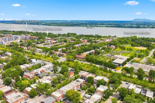 Aerial View - 2365  - 2367 Rue French, Montréal (Mercier/Hochelaga-Maisonneuve), QC - Outdoor With View