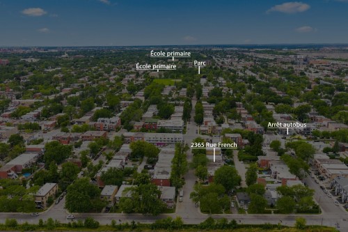 Aerial View - 2365  - 2367 Rue French, Montréal (Mercier/Hochelaga-Maisonneuve), QC - Outdoor With View