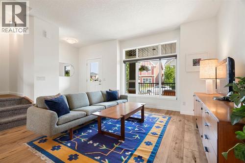 12 Fireside Burrow, Cochrane, AB - Indoor Photo Showing Living Room