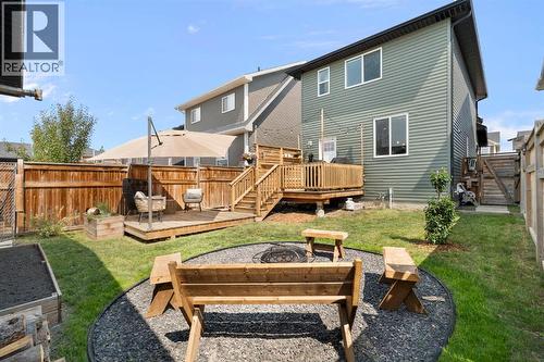 12 Fireside Burrow, Cochrane, AB - Outdoor With Deck Patio Veranda