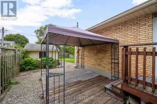 27 Vanier Place, St. Thomas, ON - Outdoor With Deck Patio Veranda