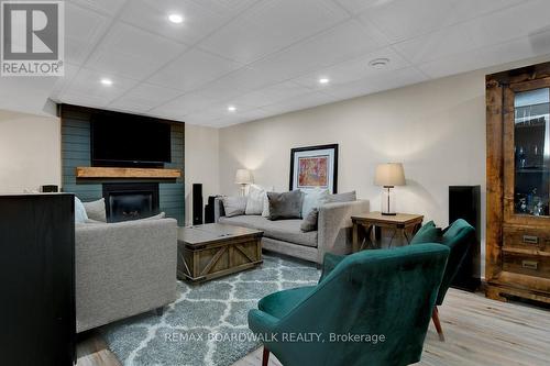 1505 7Th Line, Beckwith, ON - Indoor With Fireplace