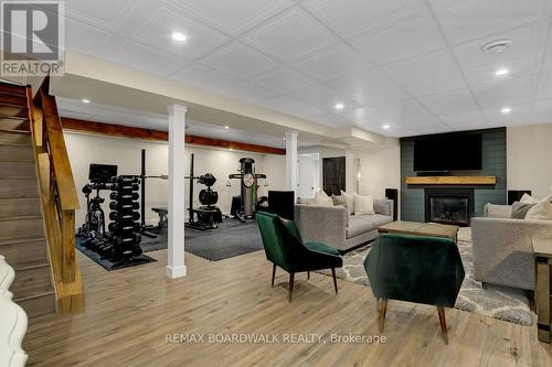 1505 7Th Line, Beckwith, ON - Indoor With Fireplace