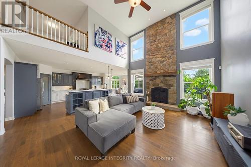 562 Pennycross Lane, Ottawa, ON - Indoor Photo Showing Living Room With Fireplace