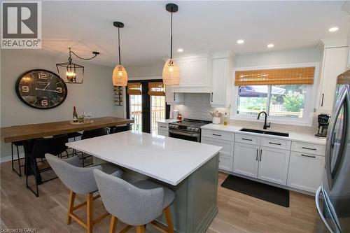 127 Cleary Avenue, Dunnville, ON - Indoor Photo Showing Kitchen With Double Sink With Upgraded Kitchen