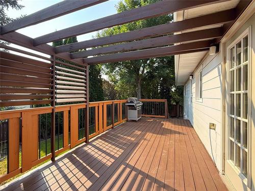 115 Mcvicar Crescent, Brandon, MB - Outdoor With Deck Patio Veranda With Exterior