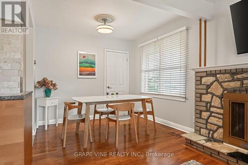 125 Norice Street, Ottawa, ON - Indoor Photo Showing Dining Room With Fireplace